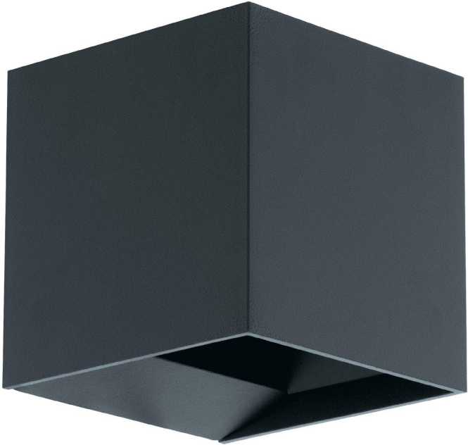 Wandleuchte LED 2x3,3W 680lm 3000K anthrazit CALPINO 