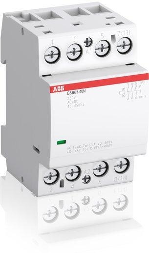 ESB Installationsschütz brummfrei für 24 V AC/DC 63 A - 4 Schließer 