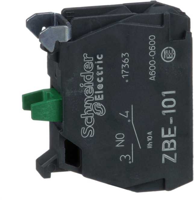 Hilfsschalterblock für Drucktaster Ø 22 mm 1S 