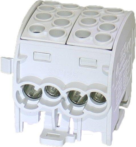 Hauptleitungsklemme BGV A2 Typ C 1000V AC/DC 1x8 anreihbar 