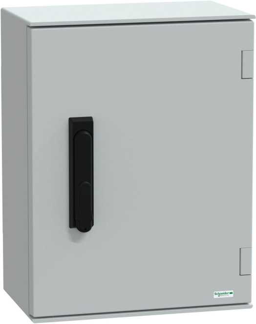 PLM Wandschrank Polyester Volltür IP66 ohne Montageplatte 430 x 330 x 200 mm 