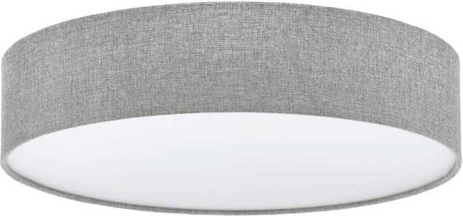 Deckenleuchte PASTERI E27 3x25W Ø570 Leinen grau 