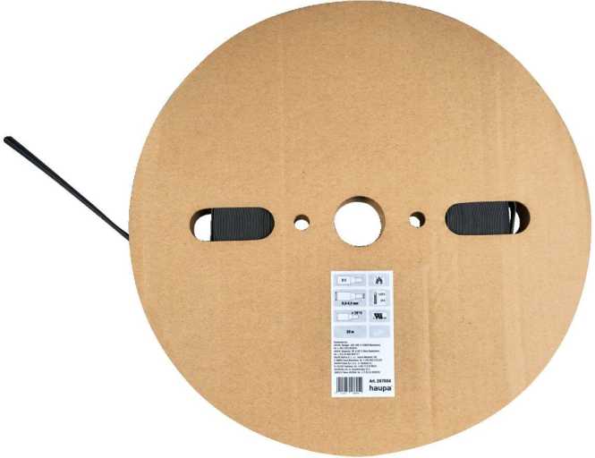 Wärmeschrumpfschlauch 2:1 schwarz 38,1 