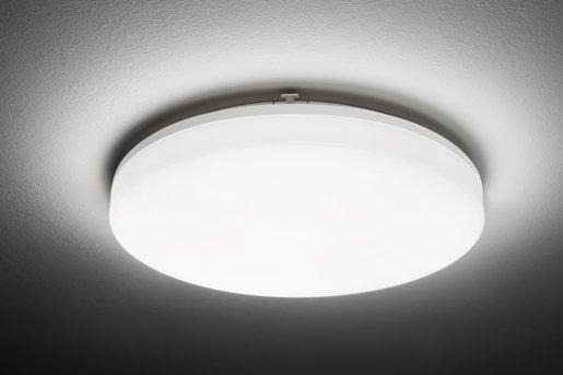 Decken/Wandleuchte MUSO weiß LED 18W 1750lm 3000K D: 280mm IP54 