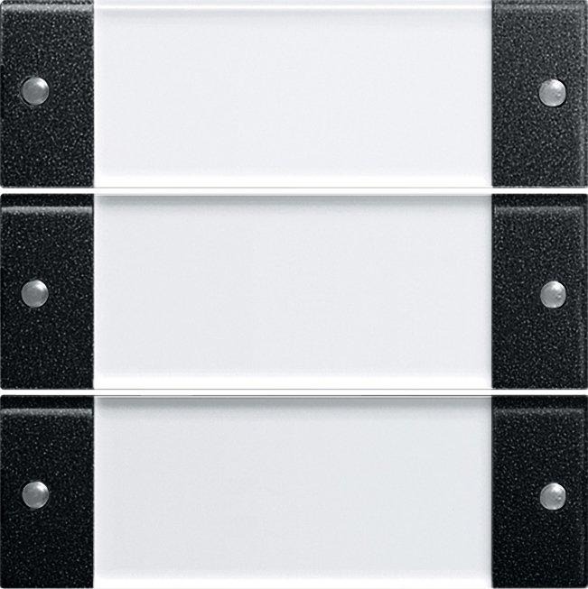 Wippenset 3-fach BSF System 55 Klar schwarz matt 