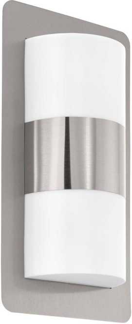 CISTIERNA Wandleuchte 2xE27 max.10W Edelstahl IP44 