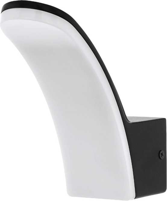 FIUMICINO SAFETY&COMFORT Wandleuchte LED 11W 1500lm 3000K schwarz IP44 