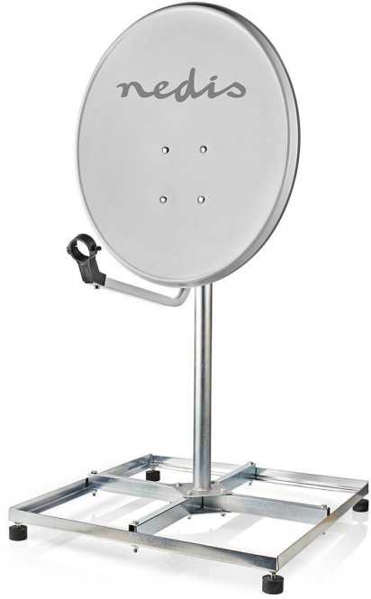 Satellitenbalkonständer für Sat Spiegel 90 cm Wandplatte 4x30x30 cm Länge 75 cm 