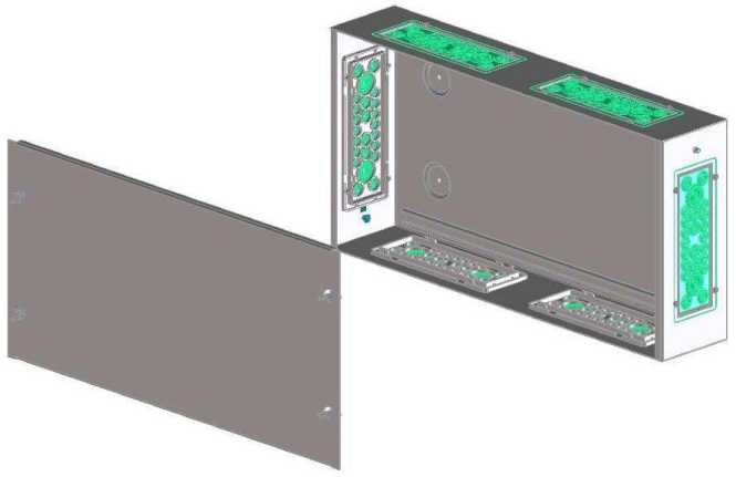 Rangierverteiler 600x300x120mm 