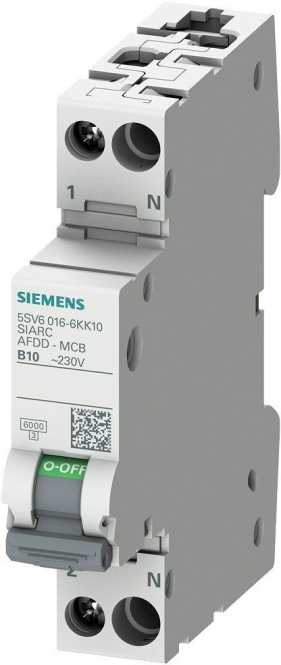 Brandschutzschalter-LS-Kombi 230V, 6kA, 1+N, B, 10A Kompakt (1TE) 