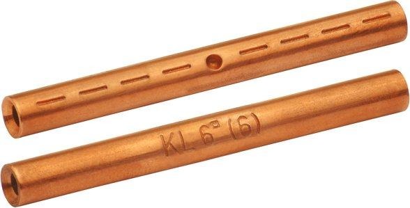 Pressverbinder DIN 48085 10 mm² E-Cu blank 