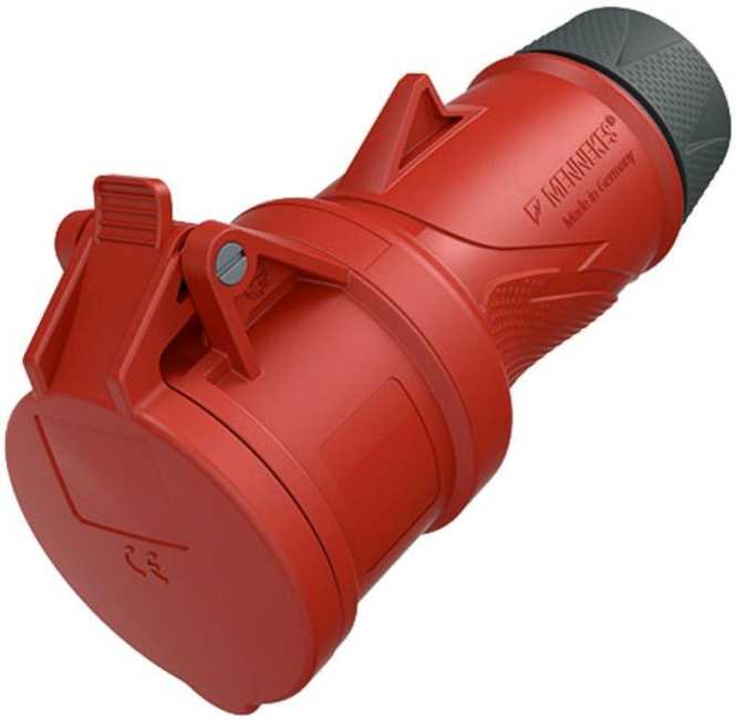 CEE Kupplung PowerTOP Xtra 16A 5p 400V 6h IP44 Schneid-Klemm-Technik 