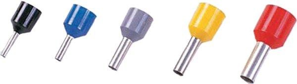 Isolierte Aderendhülse für kurzschlußsichere Leitung 10 mm² 12mm Länge verzinnt 