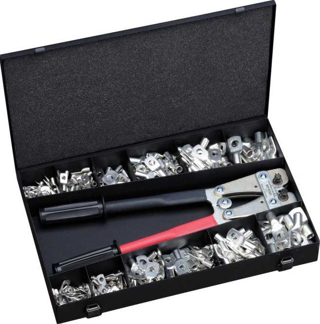 Sortimentskasten MPD50S mit Presskabelschuhn DIN 46235 6-50 mm² 