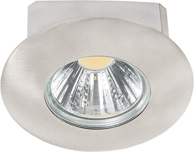 LED Einbaustrahler A 5068 T Flat IP44 nickel-gebürstet 8W 930 38° dim 