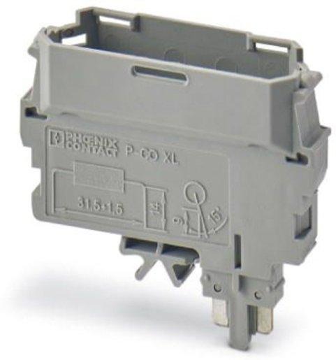 Bauelementestecker 1-polig grau 