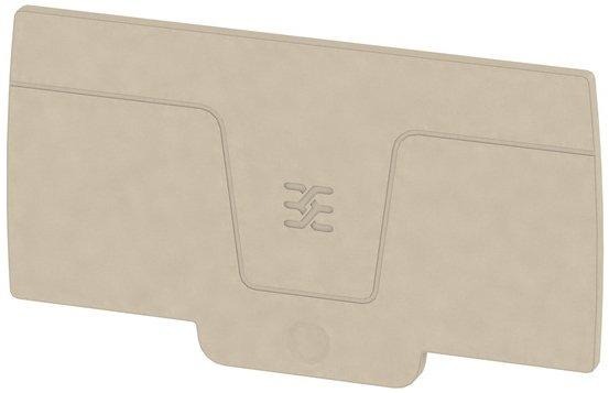 Abschlussplatte (Klemmen) 78.83 mm x 2.1 mm dunkelbeige 