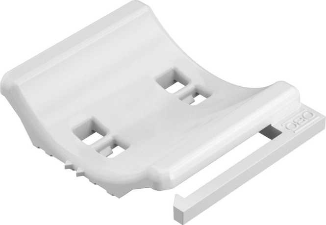 Gegenwanne 28-34mm PP lichtgrau RAL 7035 