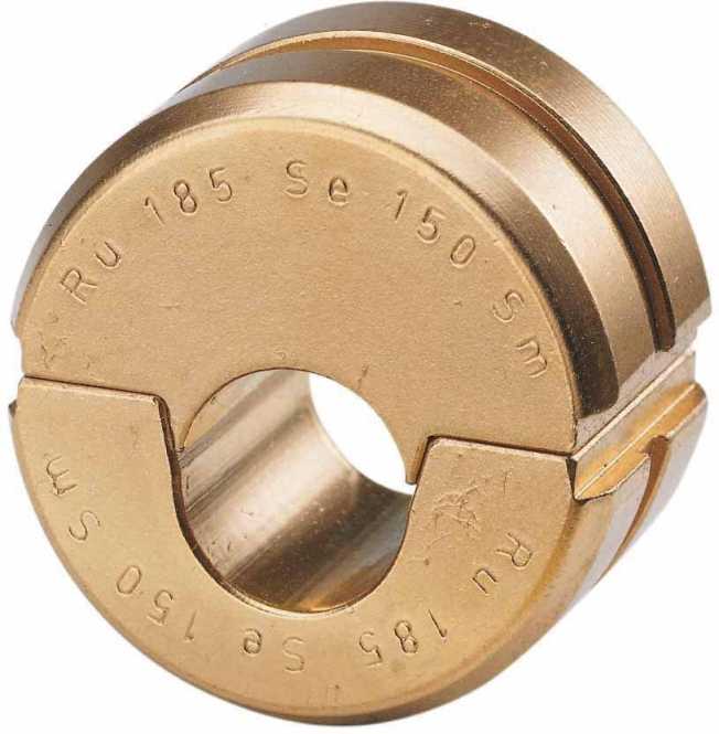 Presseinsatz zu System-Presszangen Runddrücken Al- und Cu-Sektorleiter 150-120 