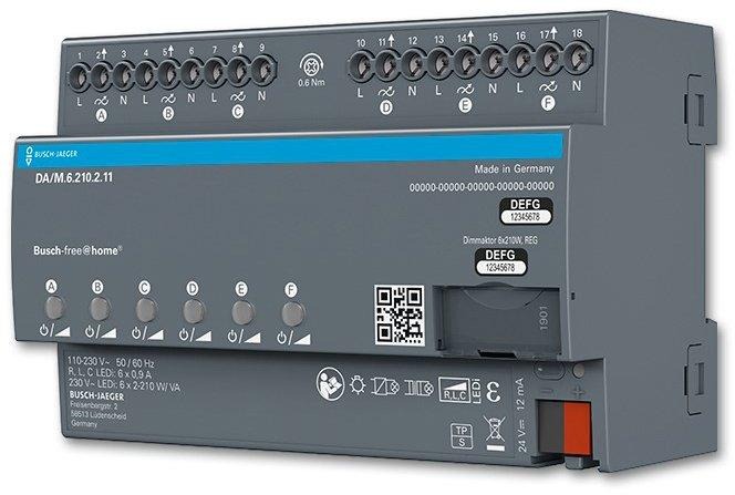 Mehrkanal-Universaldimmaktor 6-fach 