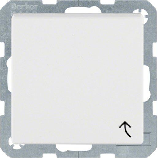 Steckdose SCHUKO m. Klappd. und Steckkl. erh. BS polarweiß matt S.1 IP20/44 