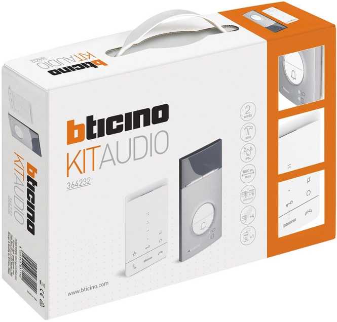 FlexONE Audio-Set mit Türstation LINEA3000 1 und 2 Ruftasten + CLASSE100 A16E 