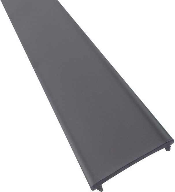 LED Profil Abdeckung Schwarz 2m / Roma XL Versalles Berlin XL Sophia XL 