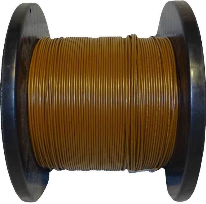 PVC-Aderleitung H07V-U 2,5 braun Spule 300 m 