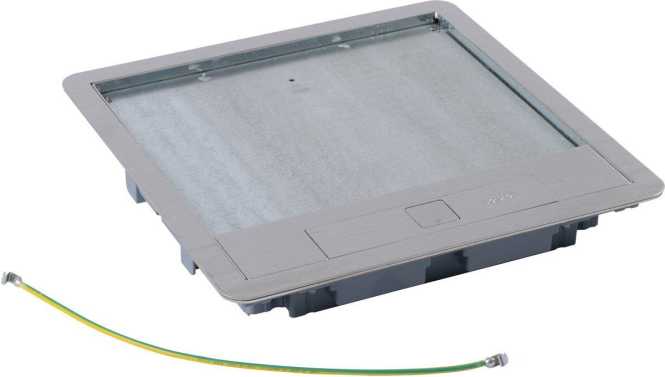 Deckel mit Teppichrand 18/24 Module Edelstahl 