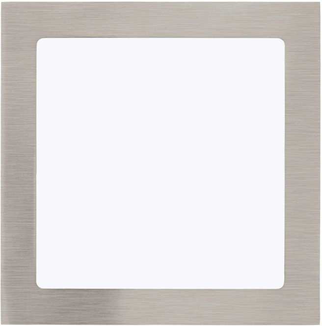 Einbauspot LED 225x225 nickel 3000K FUEVA1 16,5W IP20 1700lm 