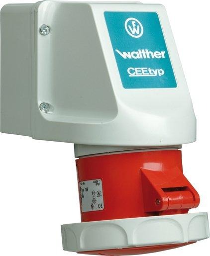 Wandsteckdose 16A 5P 400V 6h IP67 