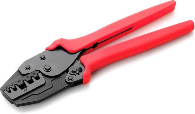 Presszange Trapez für Aderendhülsen 10 bis 50 mm² 