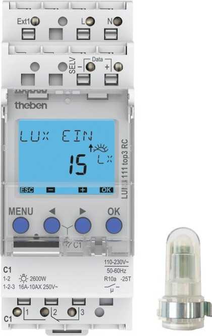 Digitaler Dämmerungsschalter LUNA 111 top3 AL 