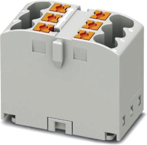Verteilerblock - PTFIX 6X2,5 grau 