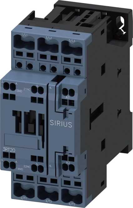 Schütz AC-3 38 A/18,5 kW/400V 3-polig AC 230V/50Hz 1S+1Ö Federzuganschluss 