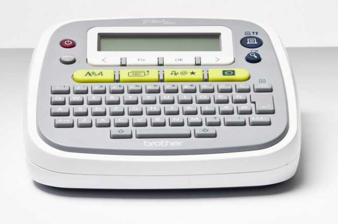 Elektronisches Beschriftungsgerät im Hartschalenkoffer 