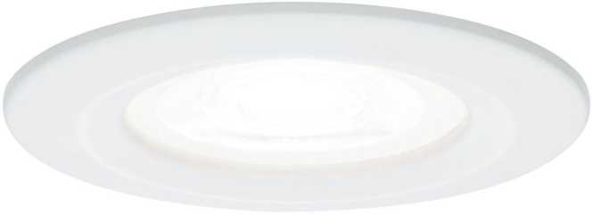 Einbauleuchten Set Nova rund starr LED IP44 1x6,5W 4000K GU10 51mm weiß matt 