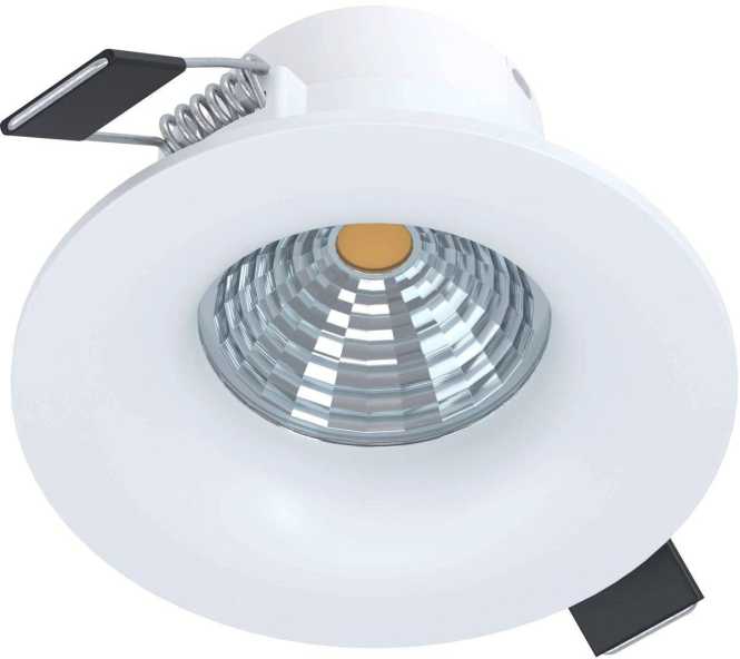 SALICETO Einbauspot LED 6W Ø88 weiß starr 2700 