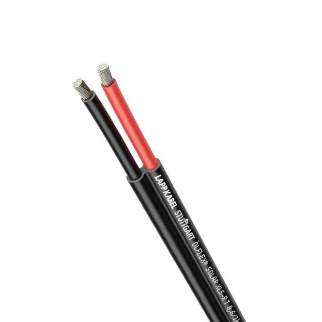 Photovoltaikleitung Ölflex SOLAR XLS-R T rot-schwarz 2x6 mm² 
