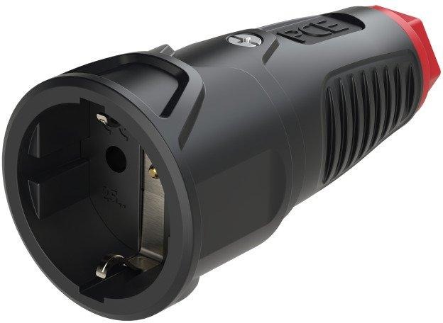 Taurus2 Vollgummikupplung schwarz/rot 16A IP20 