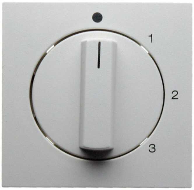 Zentralstück mit Drehkopf für 3S S.1 polarweiß 