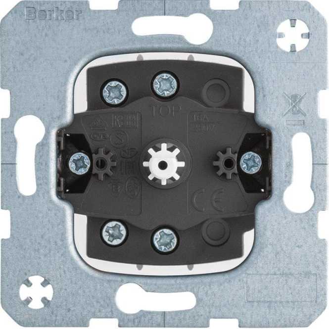 Jalousie-Tast-Rastschalter 1-polig 