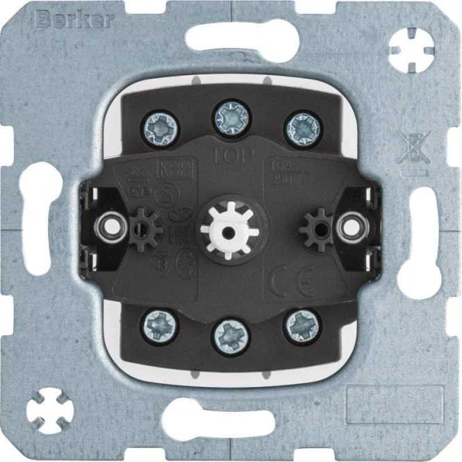 Jalousie-Tast-Rastschalter 2-polig 