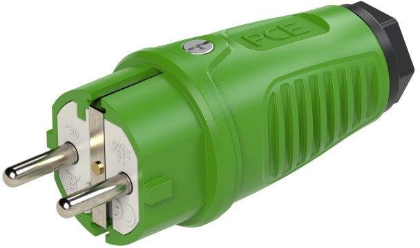 Taurus2 Gummistecker grün 16A IP54 