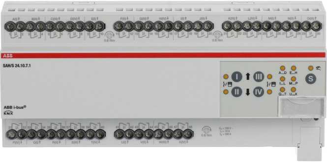 i-bus KNX Combi 8/4-fach Schalt- und Jalousieaktor 24/12-fach für 10A 