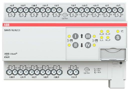 i-bus KNX Combi 8/4-fach Schalt- und Jalousieaktor 16/8-fach für 16A 