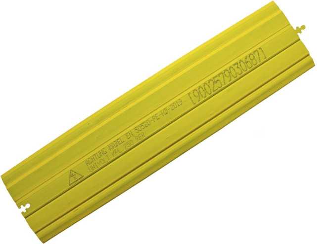 PE-Kabelabdeckplatte gelb 250x1000 mm Achtung Kabel 