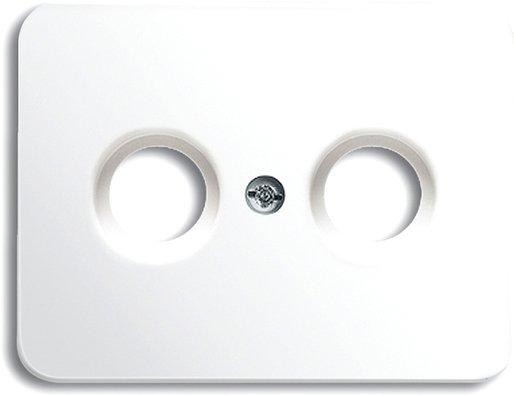 Abdeckung alpha für Antennensteckdosen mit 2 Anschlüsse 