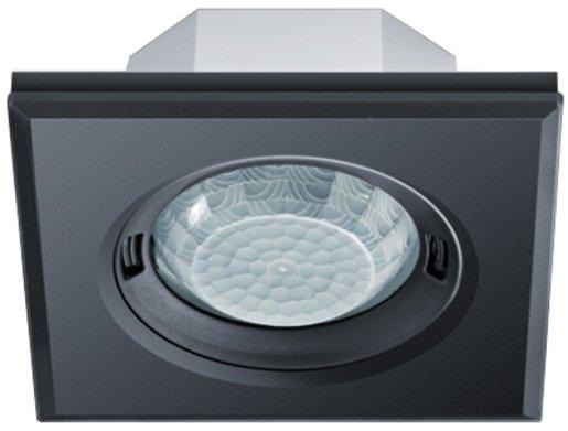 UP Decken-Bewegungsmelder 360° flach Ø 8m fernbedienbar quadratisch schwarz 