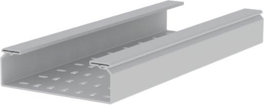 Kabelrinne gelocht lichtgrau RAL7035 60x200 U23X 